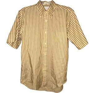 Gant Shirtmakers Vtg Men’s SS Dress Shirt Union Made Durable Press‎ Large Read